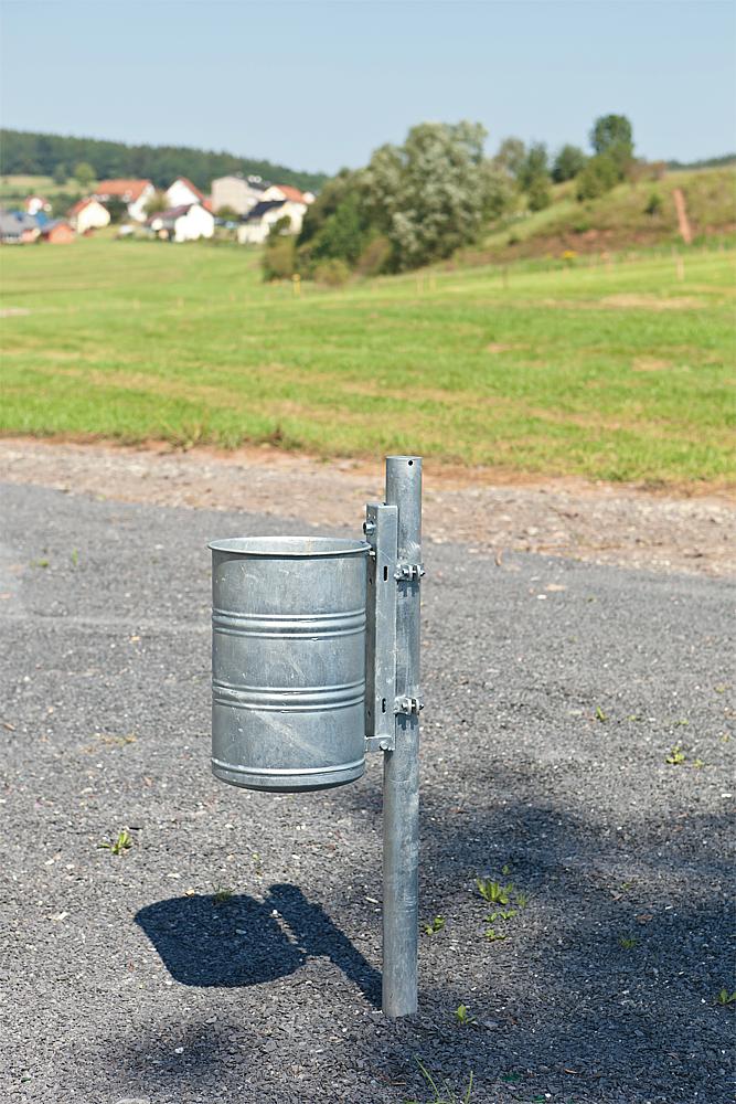 Papierkorb Metall Ansicht 5