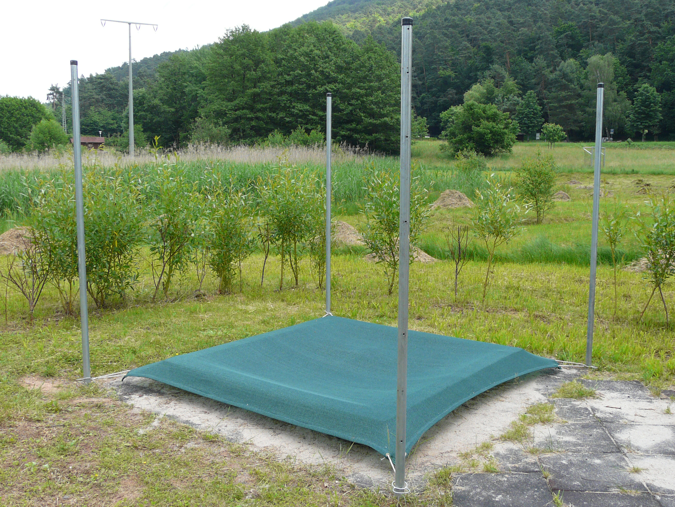 Sonnensegel 250x250cm verstellbar - Ansicht 2