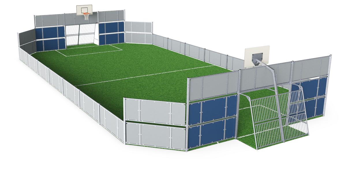 MUGA, 12 x 24 m, HDPE FRE600102 Ansicht 2