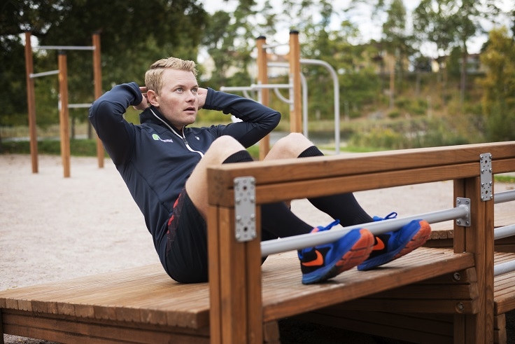 Sit-ups Bank Ansicht 4