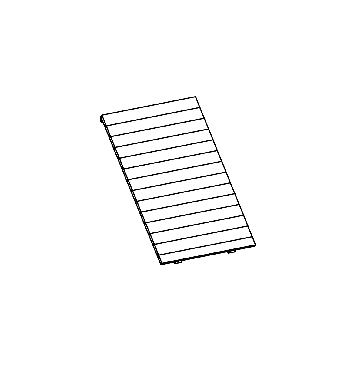 Schräge Wand Ansicht 2