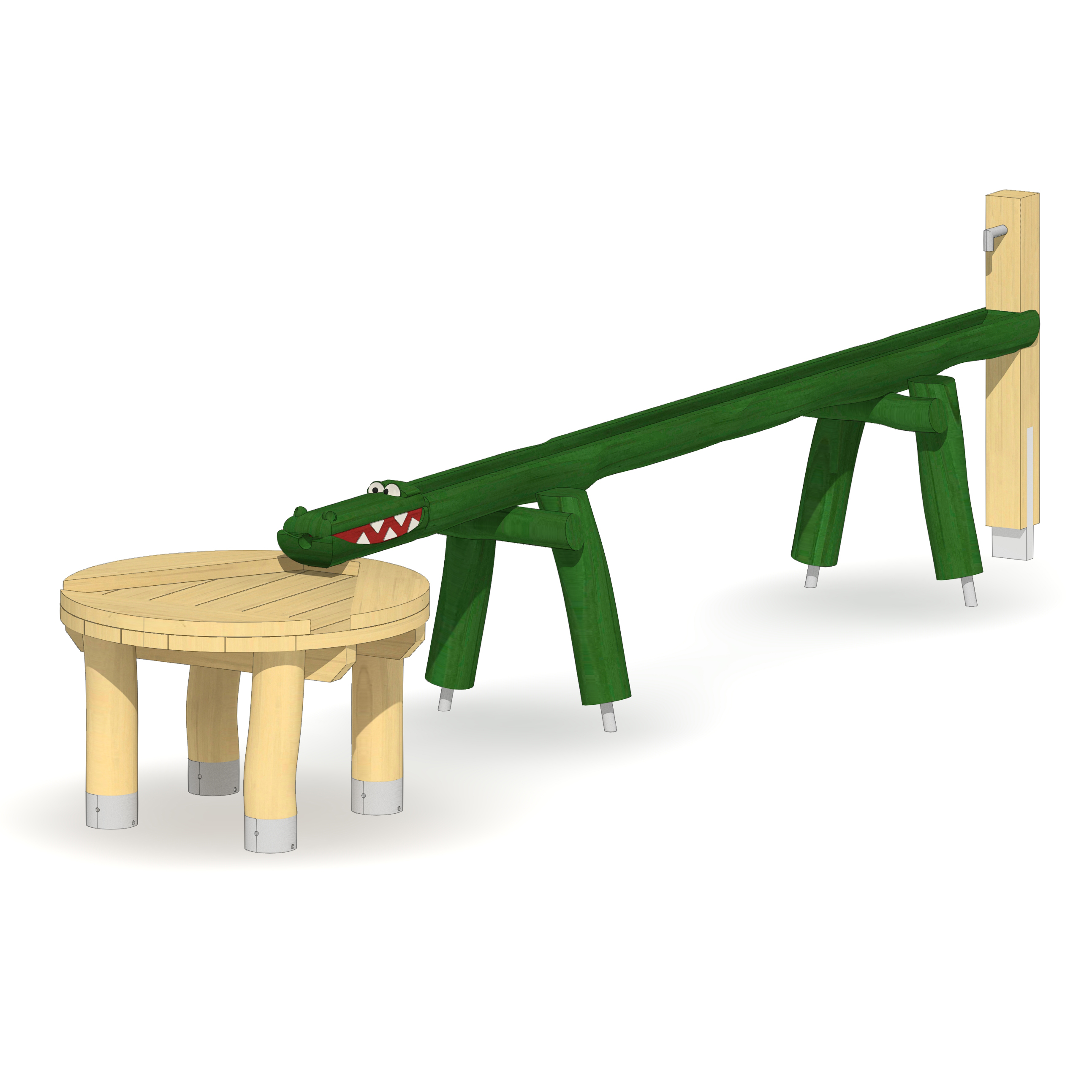 Matschanlage Krokodil Ansicht 2