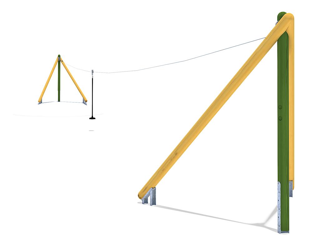 Seilbahn Montana 30 m für Hügelverbau Ansicht 5