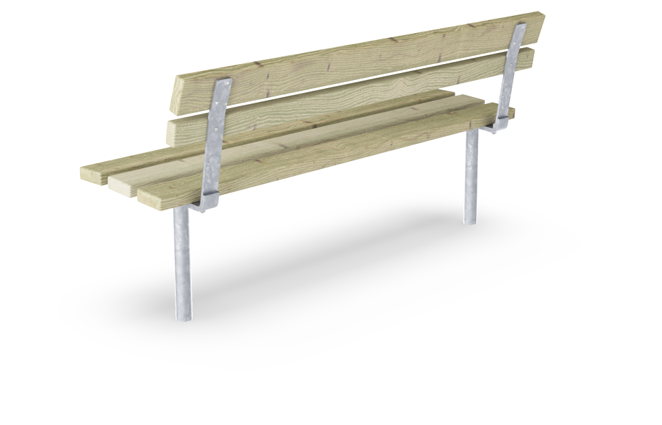 Chatter Bank mit Rückenlehne PAR1151 Ansicht 3