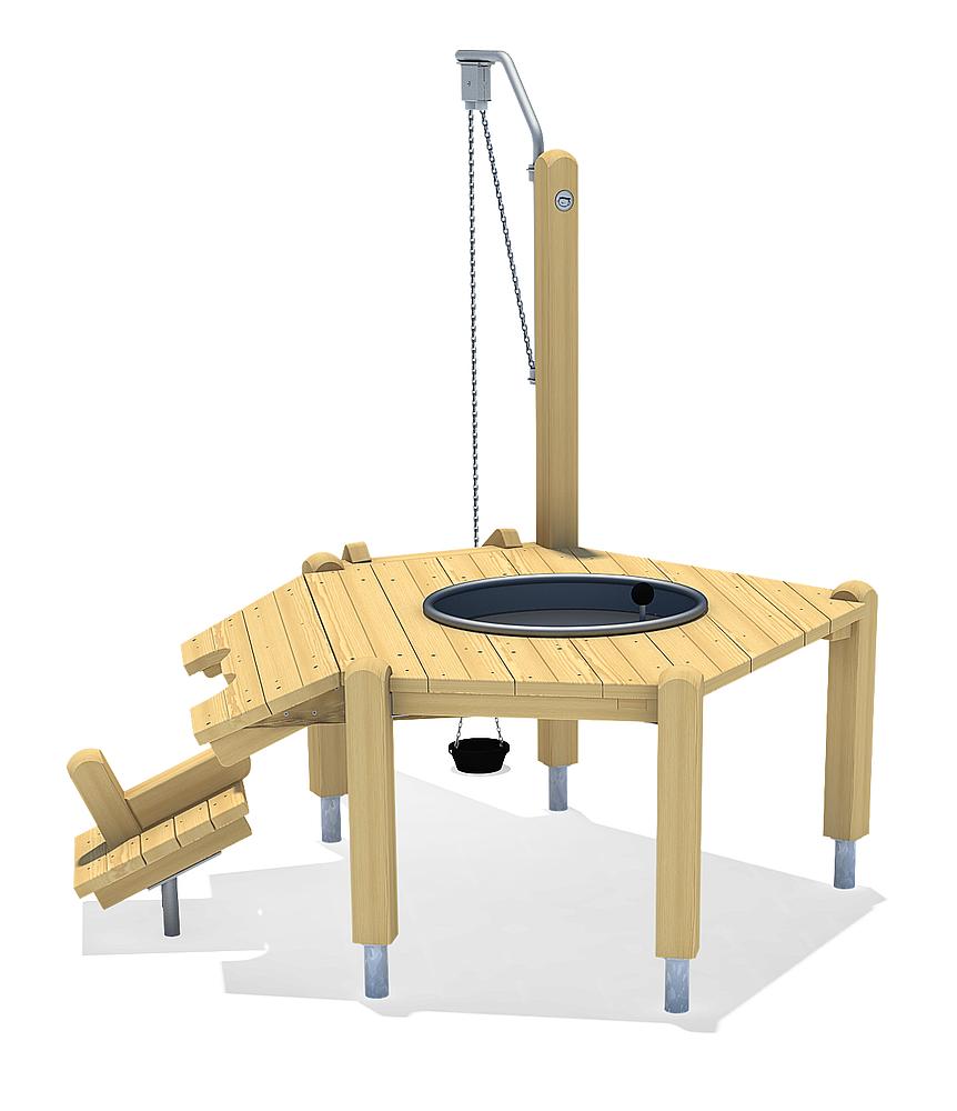 Unterfahrbarer Sandspieltisch Acotango Ansicht 4