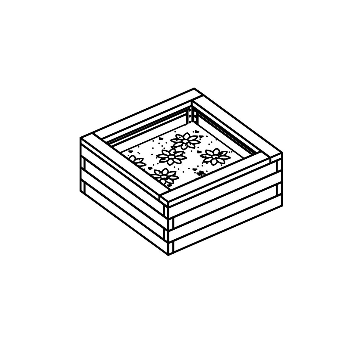Pflanzkiste hoch Ansicht 2