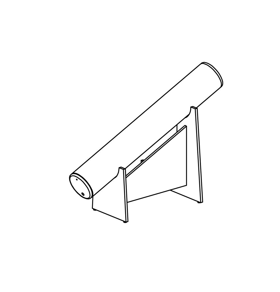 EVOPÄD®-Trommel Lernraum mit schrägem Gestell Ansicht 2