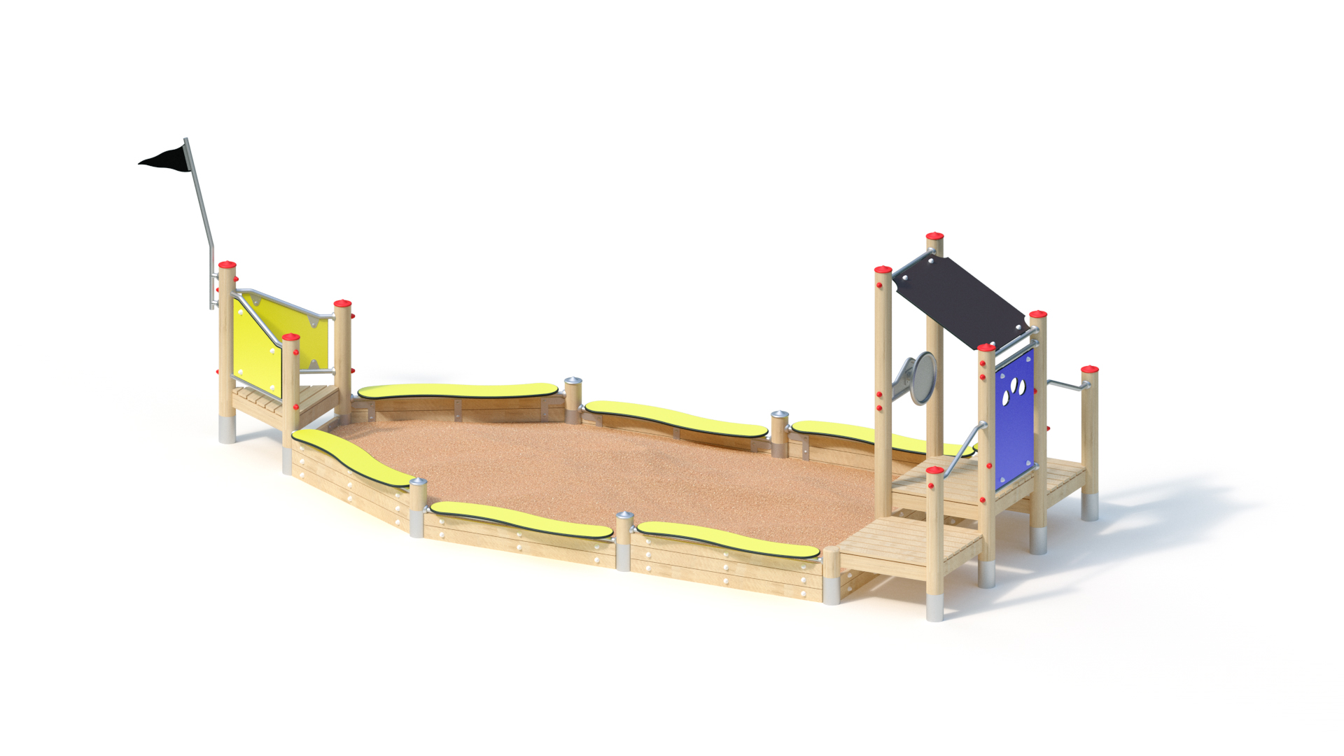 Sandspielplatz Ansicht 2