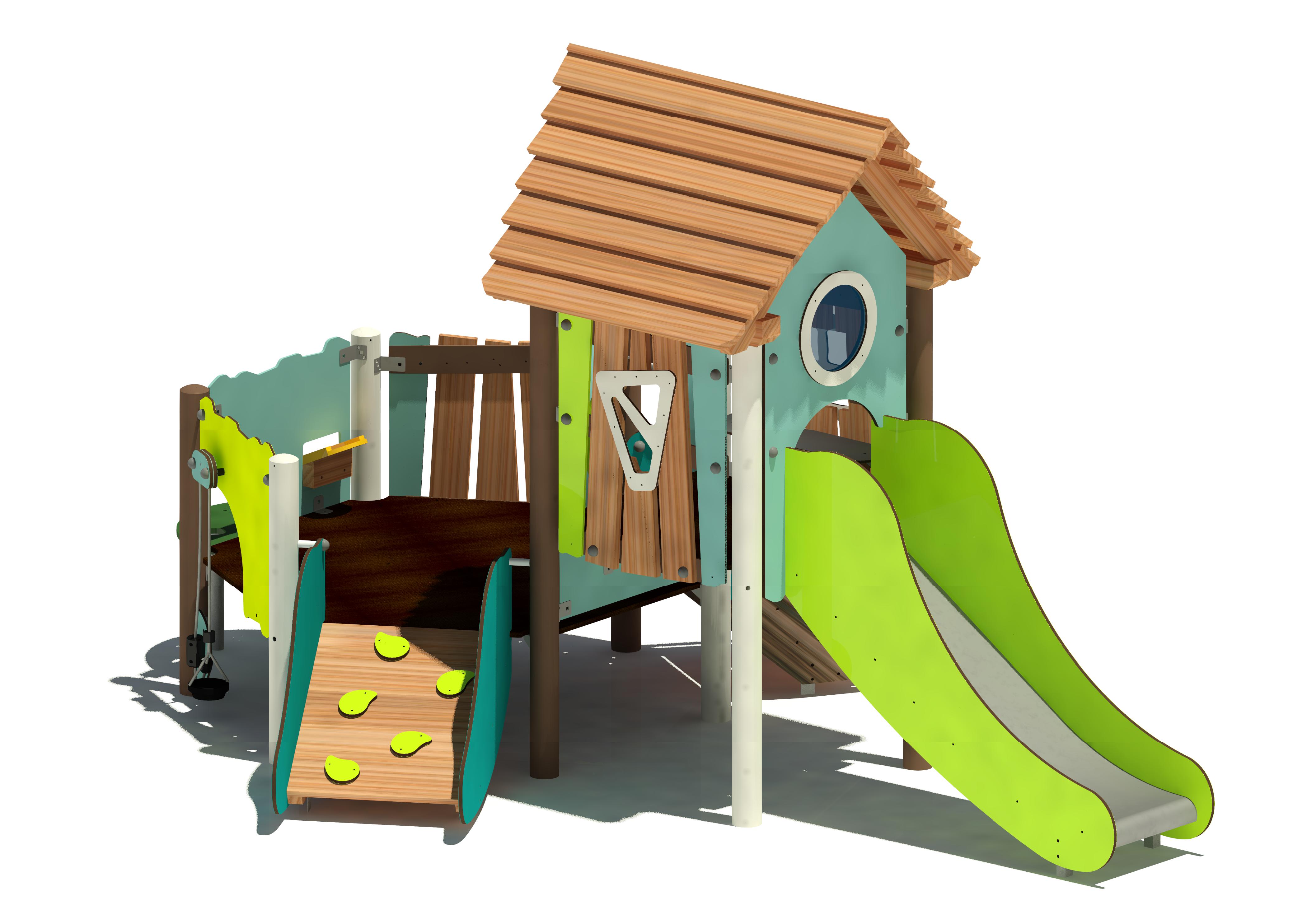 Spielhauskombination BAMZA Fine 59210 Ansicht 2