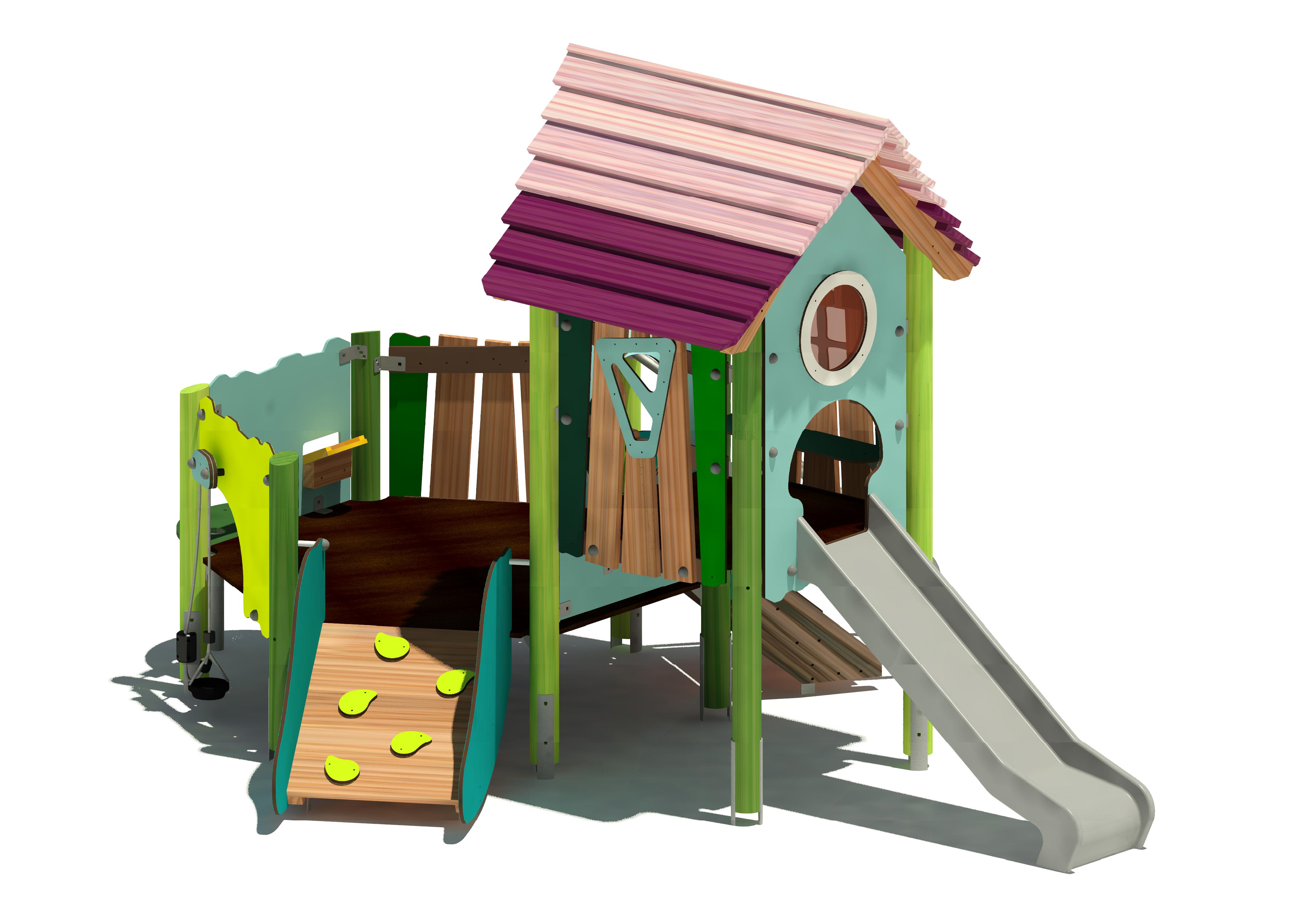 Spielhauskombination BAMZA Fine 59210 Ansicht 5