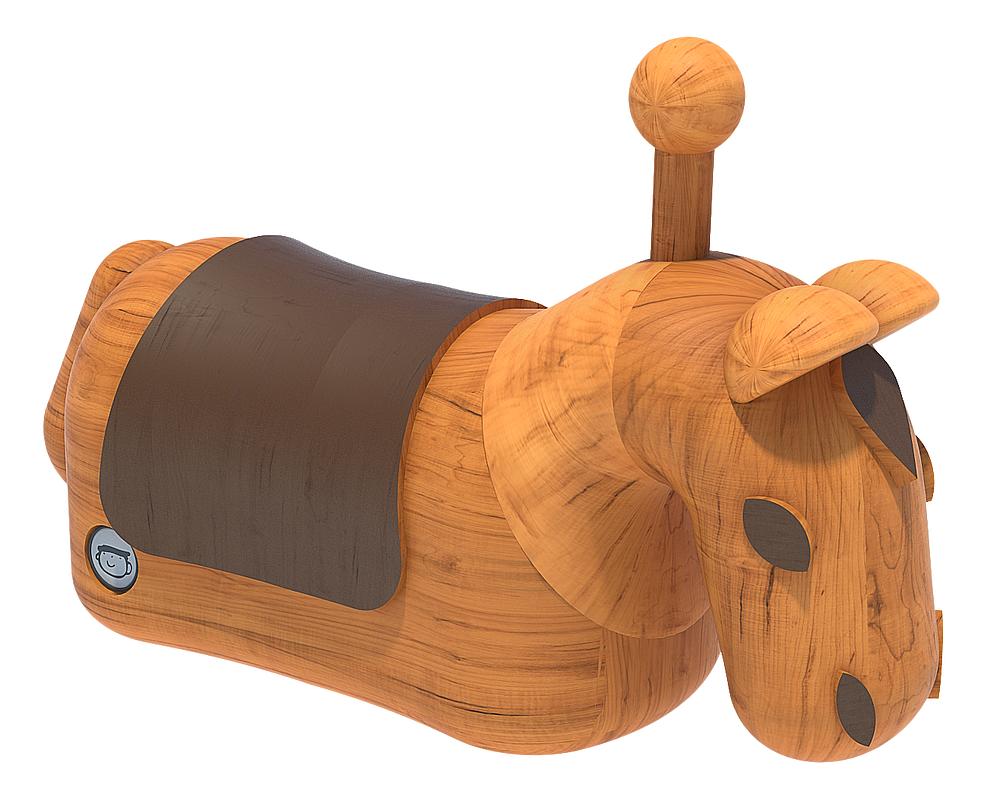 Federtierkörper Pony, eibe