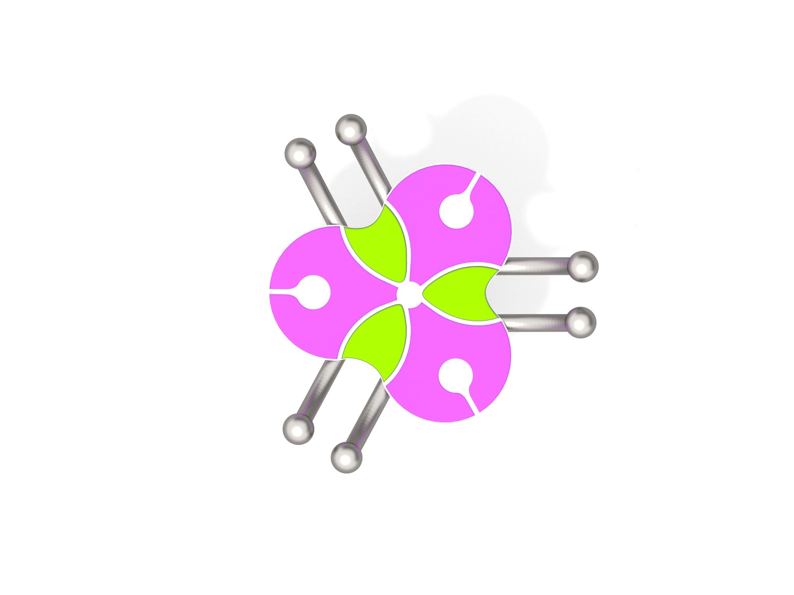 Federwippe  Flower Ansicht 3