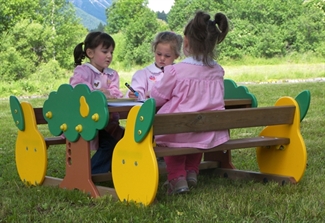 Sitzgruppe "Birne" Ansicht 3