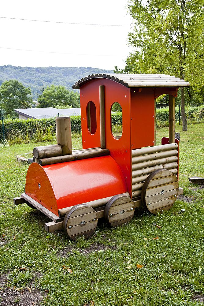 Große Eisenbahn Lok Ansicht 6