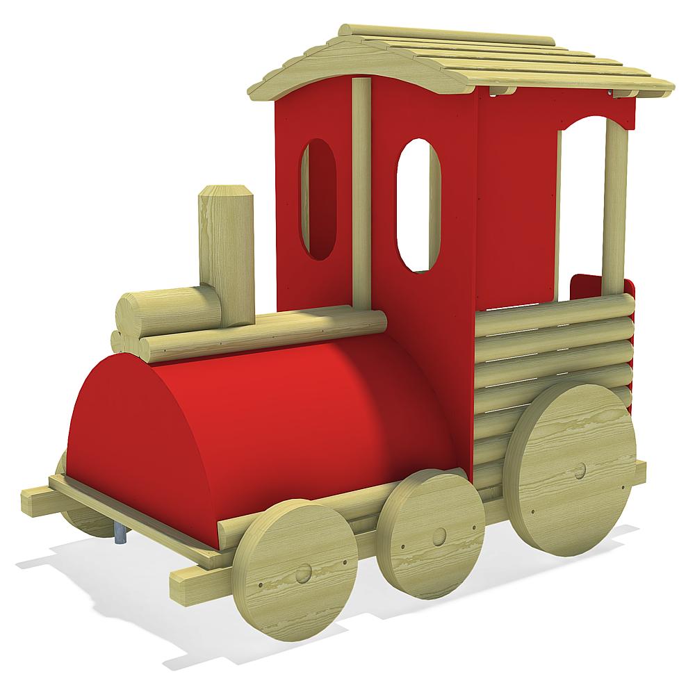 Große Eisenbahn Lok Ansicht 1