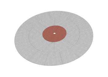 Fallschutzplatte Ring Ø 380 cm rotbraun Ansicht 2