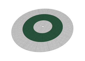 Fallschutzplatte Ring Ø 380 cm rotbraun Ansicht 5