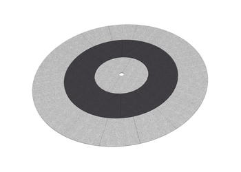 Fallschutzplatte Ring Ø 380 cm rotbraun Ansicht 6