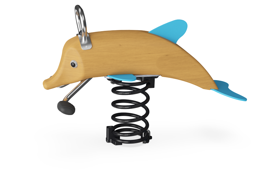 Federwippe Delfin, Eiche NRO111 Ansicht 6
