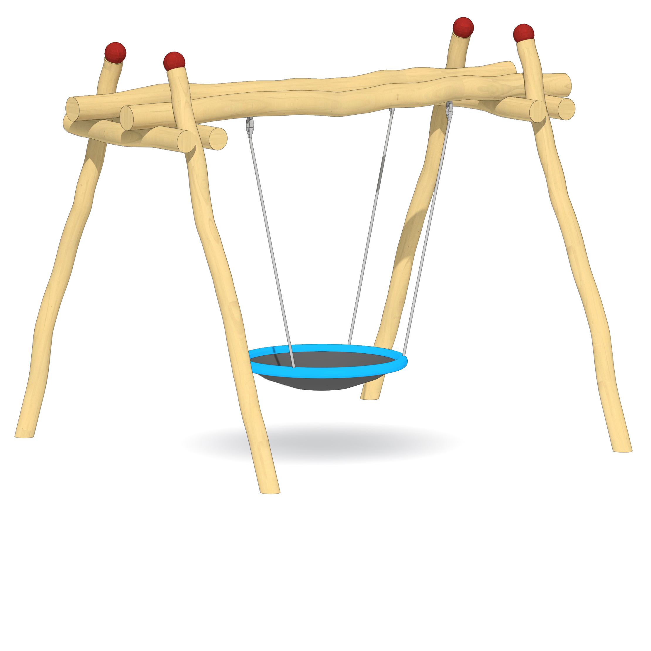 Nestkorbschwinger LH250cm Ansicht 4