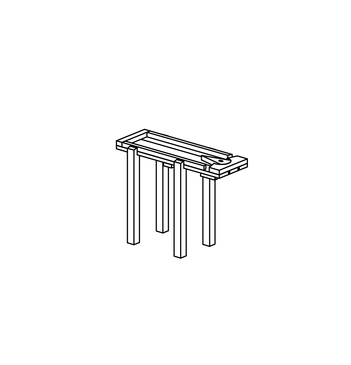 Rinne mit Zweiwegeverschluss Ansicht 2