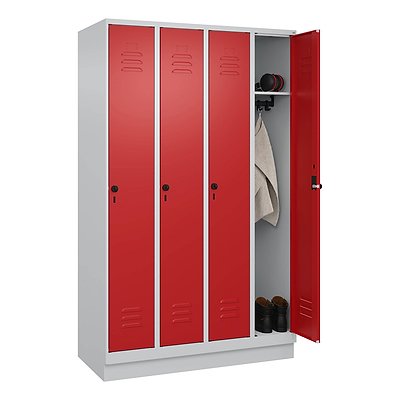 C+P Garderobenschrank „Classic Plus“, Abteilbreite 30 cm, mit Sockel Ansicht 3