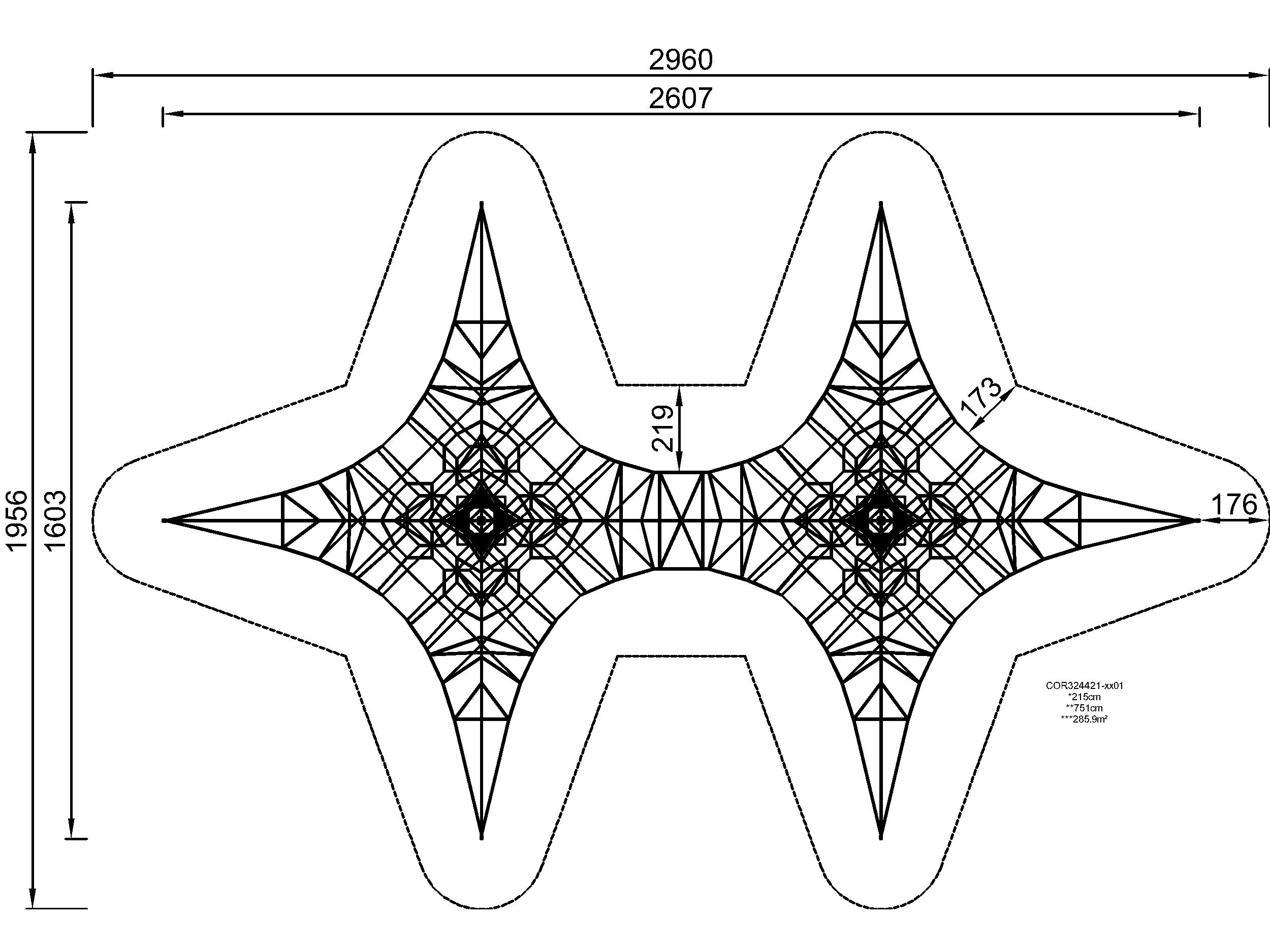 Zweimast-Seilzirkus XL COR32442 Ansicht 6