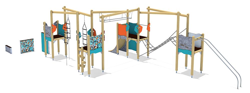 Spielanlage Urban Climbing Ansicht 4