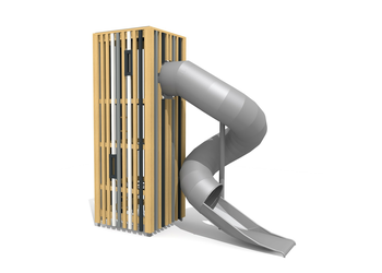 bimbox Wurmturm S1 mit GFK Rutsche Ansicht 4