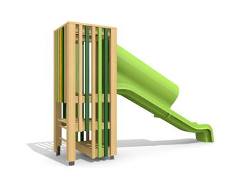 bimbox Wurmturm S1 mit GFK Rutsche Ansicht 5