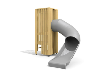 bimbox Wurmturm S1 mit GFK Rutsche Ansicht 6
