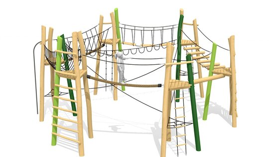 bimbo Hochseilgarten 6 - lasiert Ansicht 4