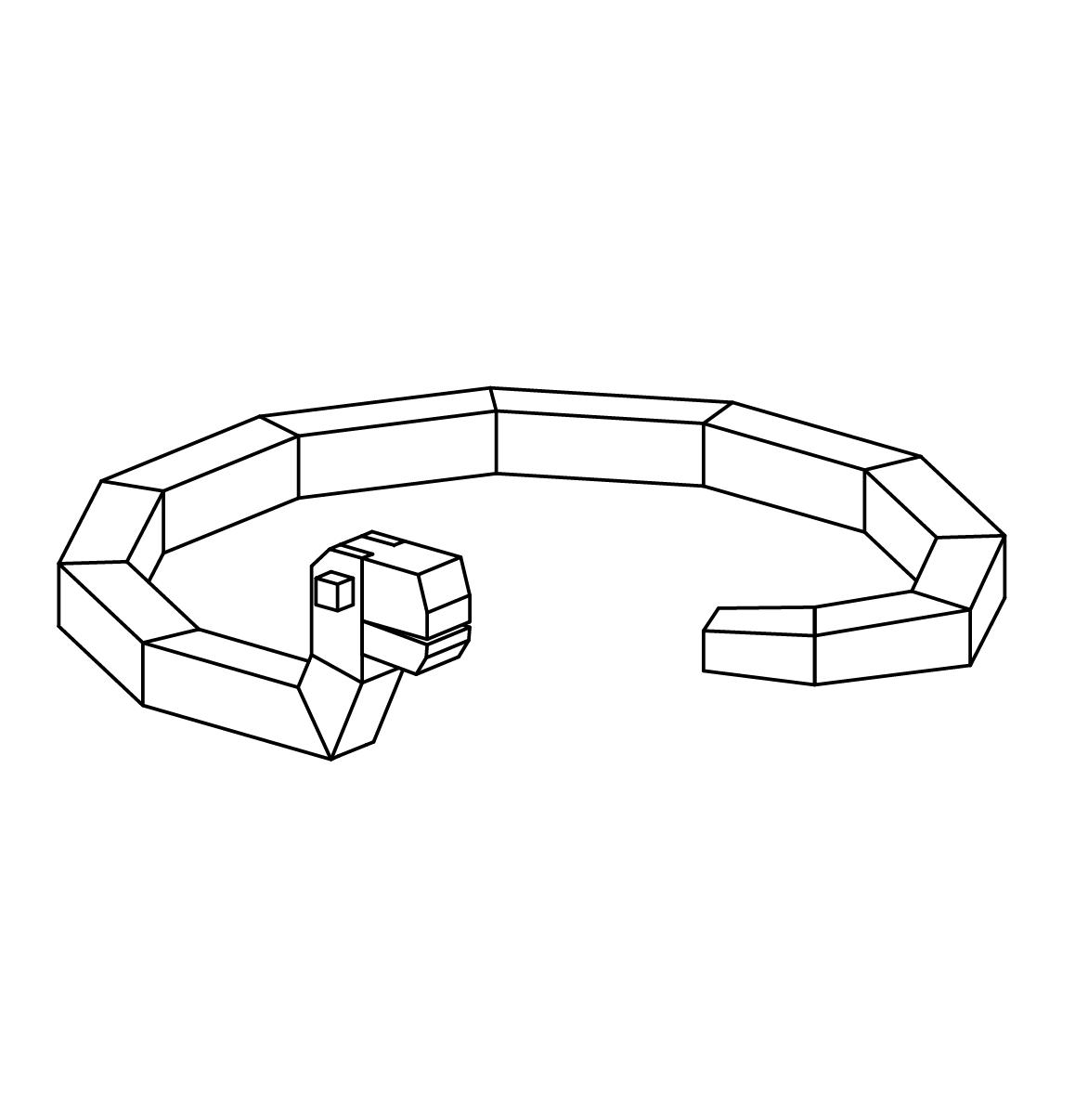 Sandschlange Ansicht 2