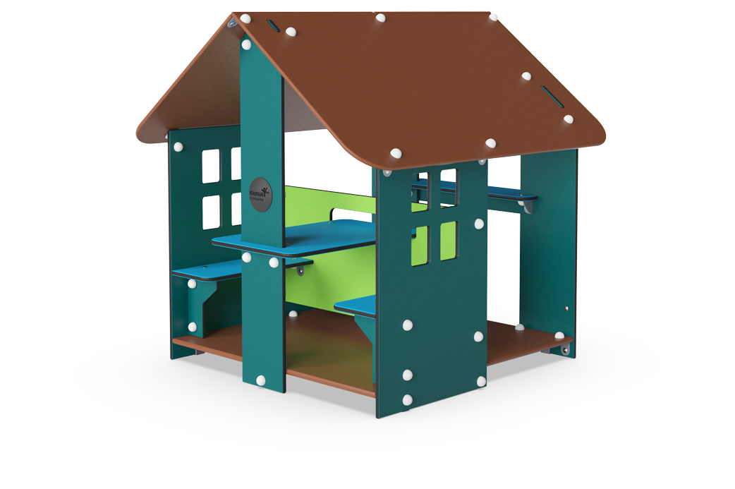 Spielhaus, GreenLine BASIC752 Ansicht 2