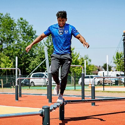 Kompan Outdoor-Fitnessgerät „Balancierbalken“ Ansicht 3