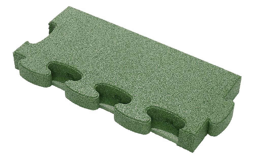 Puzzle Mat 3D Randplatte mit Zwischenelement 60 mm grün Ansicht 4