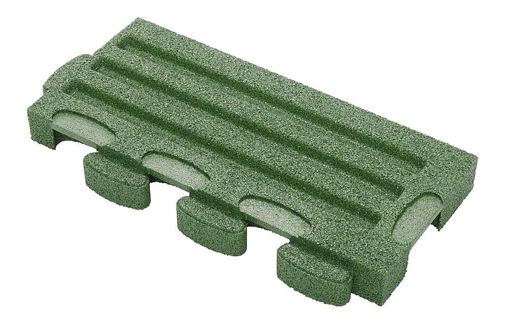 Puzzle Mat 3D Randplatte mit Zwischenelement 60 mm grün Ansicht 5