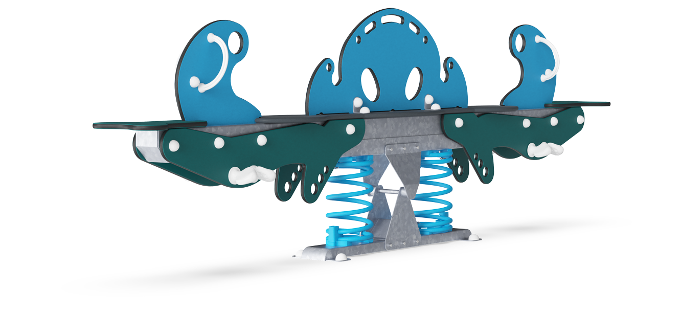 Vierer-Wippe Oktopus mit Plattform M181 Ansicht 4