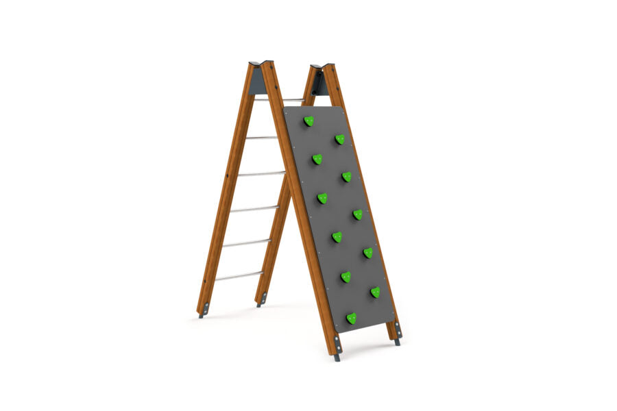 3609D GEKREUZTE LEITER MIT KLETTERWAND Ansicht 2
