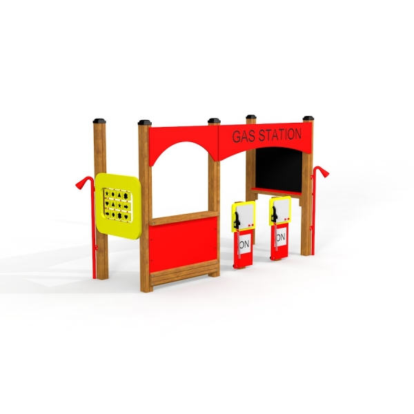 Tankstelle Spielhaus Ansicht 2