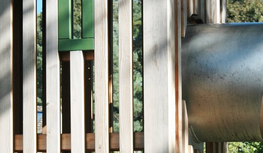 bimbox Wurmturm M2 mit Edelstahl Wendelrutsche Ansicht 4