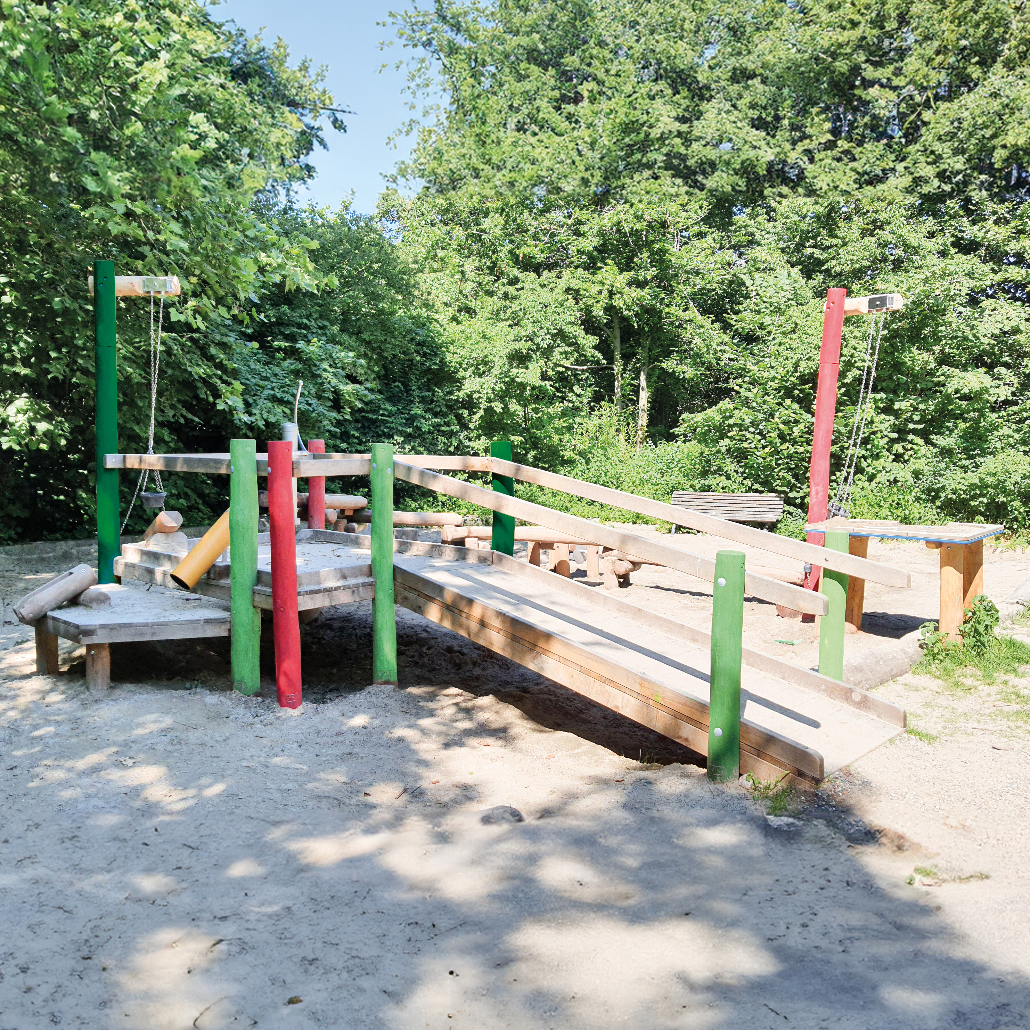 Sand- und Matschanlage Lörrach Ansicht 2