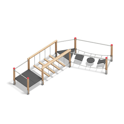 Playparc Frisia Balancieranlage „Kombination A“ Ansicht 2