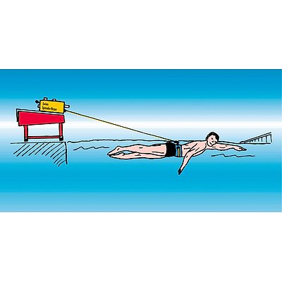 Swimsportec Schwimmgeschwindigkeits-Mess-System „Speedometer“ Ansicht 5