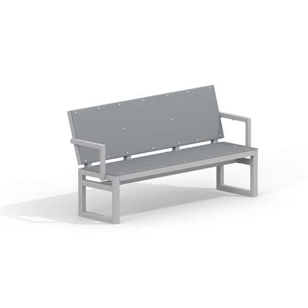 Kyoto Sofa HPL mit Armlehnen Ansicht 2