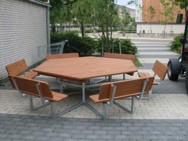 Bank & Tisch (6 Sitzplätze) Ansicht 4
