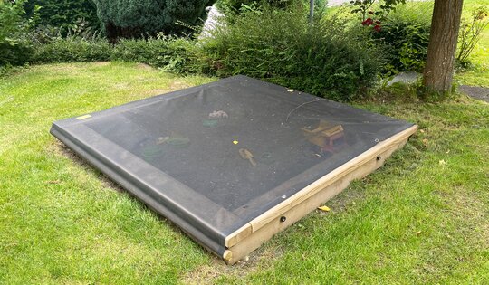 Sandkasten standard 2 x 2 m - classic Ansicht 3