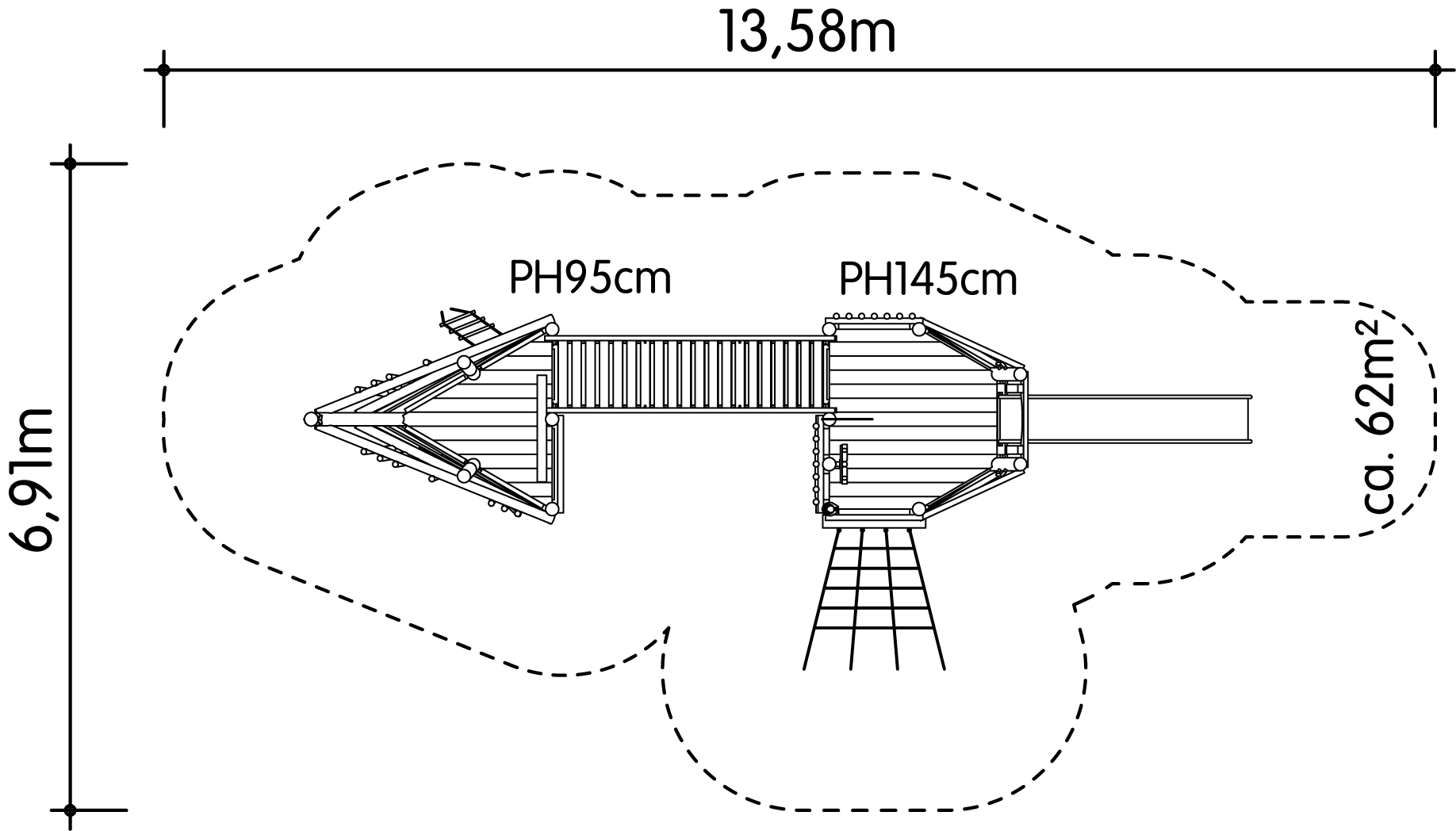 Piratenschiff Haueneberstein Ansicht 4