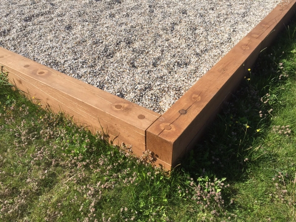 Sandkastenumrandung Eiche (lfm) Ansicht 6