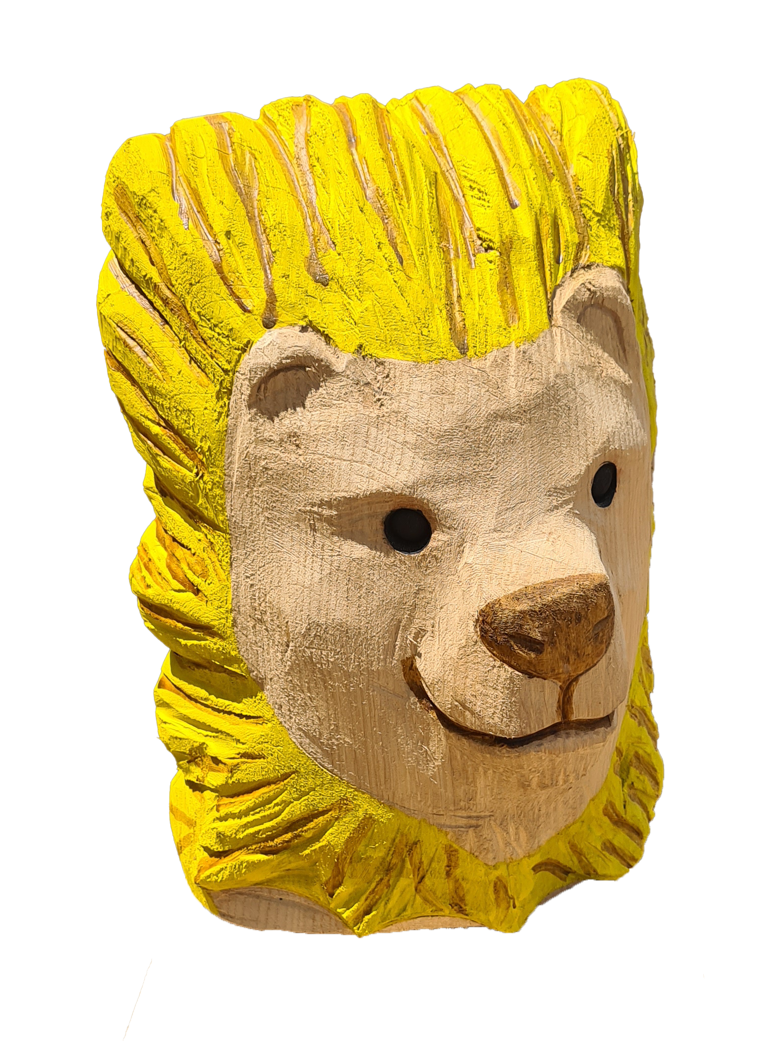 Pfostenkopf/Schnitzfigur Löwe - Ansicht 2